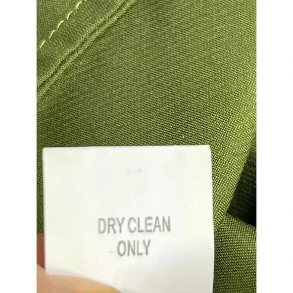 Kay Unger Olive Green sequined mini dress size 8 cocktail holiday - Picture 8 of 12